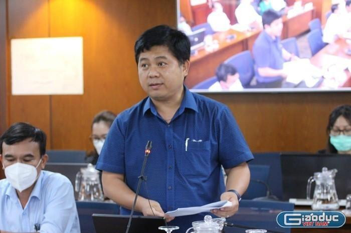Ông Hồ Tấn Minh - Chánh văn phòng Sở Giáo dục và Đào tạo Thành phố Hồ Chí Minh (ảnh: P.L) Ông Hồ Tấn Minh - Chánh văn phòng Sở Giáo dục và Đào tạo Thành phố Hồ Chí Minh (ảnh: P.L)
