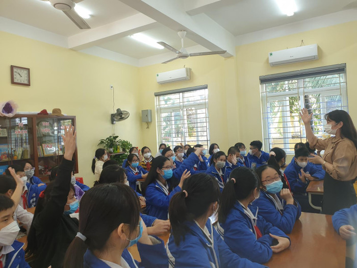 Các nhà trường ở Hải Phòng đang đẩy mạnh tuyên truyền ngăn chặn thuốc lá điện tử vào trường học (Ảnh: CTV)