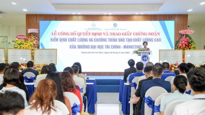 Trường Đại học Tài chính - Marketing đang nghiên cứu, tích cực chuẩn bị các điều kiện cần thiết để kiểm định 4 chương trình đào tạo theo tiêu chuẩn kiểm định chất lượng giáo dục quốc tế. Ảnh: NTCC. 0e89b799-87b1-4659-a658-ee14eef9aa2b.jpeg
