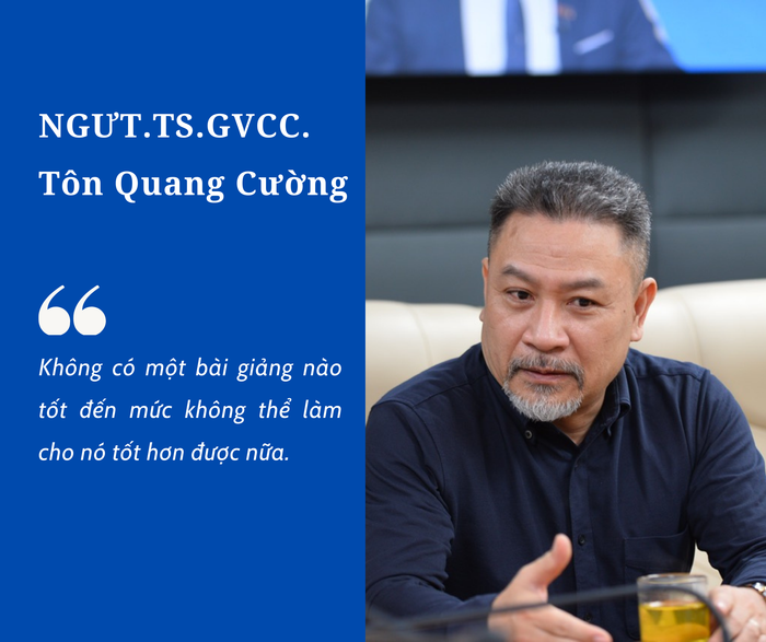 Nhà giáo Ưu tú, Tiến sĩ, Giảng viên cao cấp Tôn Quang Cường - Chủ nhiệm Khoa Công nghệ Giáo dục tại Trường Đại học Giáo dục, Đại học Quốc gia Hà Nội. 2.png