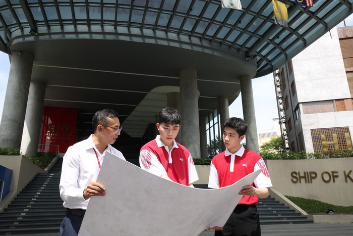 Trường Đại học Quốc Tế Hồng Bàng định hướng đào tạo sinh viên theo học ngành Kiến trúc đều hướng tới phương pháp phát huy tư duy sáng tạo. Ảnh: NTCC. 101A4990.JPG