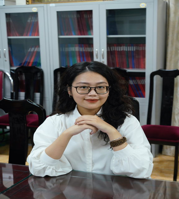 Em Chu Ngọc Minh Châu - sinh viên năm 4, Khoa Tâm lý – Giáo dục, Trường Đại học Sư phạm Hà Nội. Ảnh: NVCC. Picture6.png