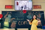 Thông điệp phòng, chống vi rút Corona qua tiết dạy hấp dẫn của cô Kim Liên