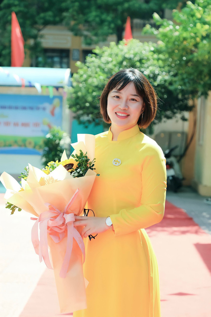 Cô giáo Hứa Thanh Mai – Phó hiệu trưởng Trường Trung học cơ sở Ngô Quyền (quận Lê Chân, Hải Phòng) (Ảnh: NVCC) GDVN_hua-thanh-mai-1.jpg