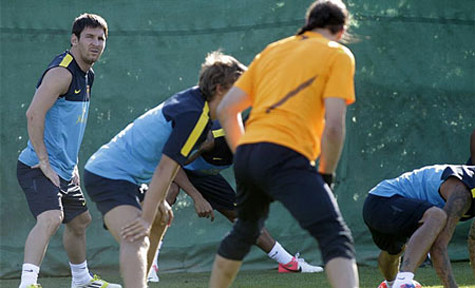 Trong những ngày đầu tập trung, mới chỉ có 14 cầu thủ có thể góp mặt cùng HLV Vilanova.