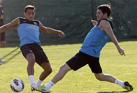 Trong tuần đầu tiên trở lại tập luyện, Barcelona đã cho thấy quyết tâm nhanh chóng lấy lại nhịp độ. Hiện vẫn còn những cầu thủ vừa tham dự Euro 2012 chưa trở lại nhưng đa số trụ cột như Alexis, Mascherano hay Messi đều đang rất hăng say trên sân.