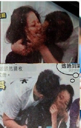 Nam diễn viên Trần Hạo Dân vốn nổi tiếng là người háo sắc, trong hình là hành động không kiểm soát của anh với nữ diễn viên Trần Gia Hằng sau khi chàng Đoàn Dự đã ngà ngà hơi say. Vụ việc này khiến vợ chồng Trần Hạo Dân khốn đốn và phải tổ chức họp báo khóc lóc xin lỗi người hâm mộ cũng như Trần Gia Hằng. Nam diễn viên Trần Hạo Dân vốn nổi tiếng là người háo sắc, trong hình là hành động không kiểm soát của anh với nữ diễn viên Trần Gia Hằng sau khi chàng Đoàn Dự đã ngà ngà hơi say. Vụ việc này khiến vợ chồng Trần Hạo Dân khốn đốn và phải tổ chức họp báo khóc lóc xin lỗi người hâm mộ cũng như Trần Gia Hằng.