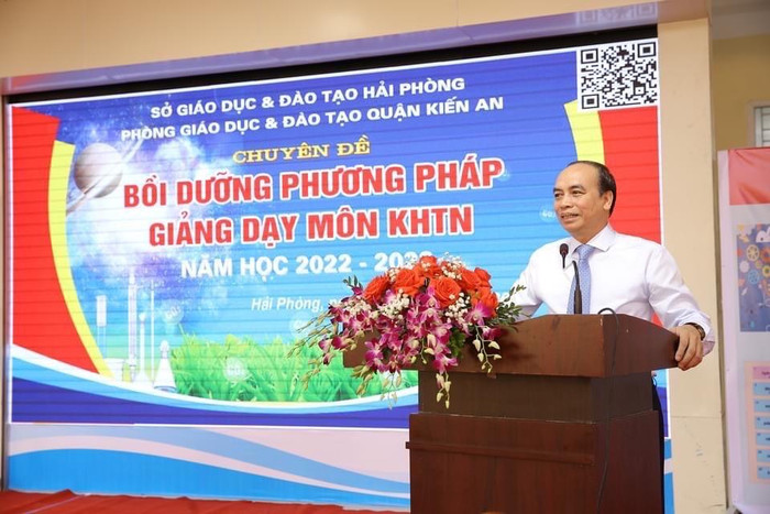 Ông Đỗ Văn Lợi - Phó Giám đốc Sở Giáo dục và Đào tạo Hải Phòng phát biểu tại chuyên đề (Ảnh: LT) Ông Đỗ Văn Lợi - Phó Giám đốc Sở Giáo dục và Đào tạo Hải Phòng phát biểu tại chuyên đề (Ảnh: LT)