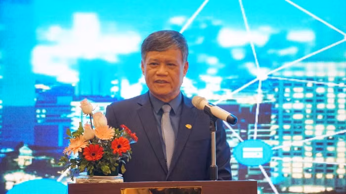 Ông Nguyễn Xuân Bình, Phó Chủ tịch thường trực Ủy ban nhân dân thành phố Hải Phòng phát biểu tại hội thảo (Ảnh: CTV)