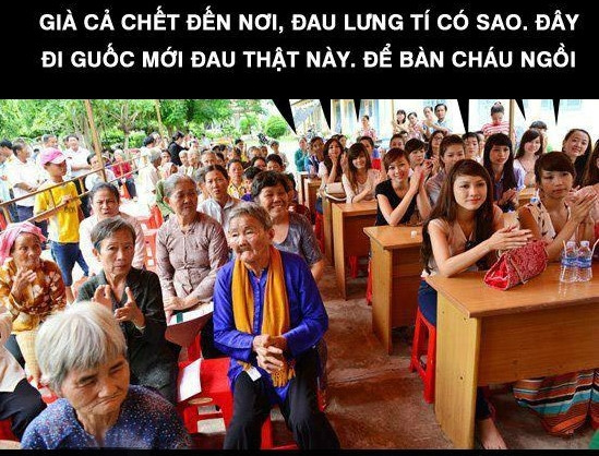 Bức ảnh kèm lời bình mỉa mai của dân mạng.