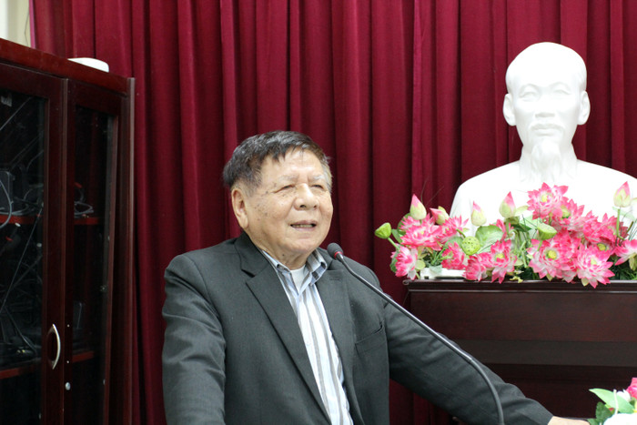 Phó giáo sư, Tiến sĩ Trần Xuân Nhĩ - Phó Chủ tịch Hiệp hội các trường đại học, cao đẳng Việt Nam - nguyên Thứ trưởng Bộ Giáo dục và Đào tạo phát biểu tại hội thảo (Ảnh: Lã Tiến) Phó giáo sư, Tiến sĩ Trần Xuân Nhĩ - Phó Chủ tịch Hiệp hội các trường đại học, cao đẳng Việt Nam - nguyên Thứ trưởng Bộ Giáo dục và Đào tạo phát biểu tại hội thảo (Ảnh: Lã Tiến)