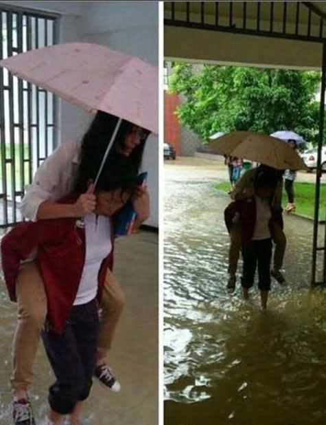 Những bức ảnh được lan truyền trên mạng