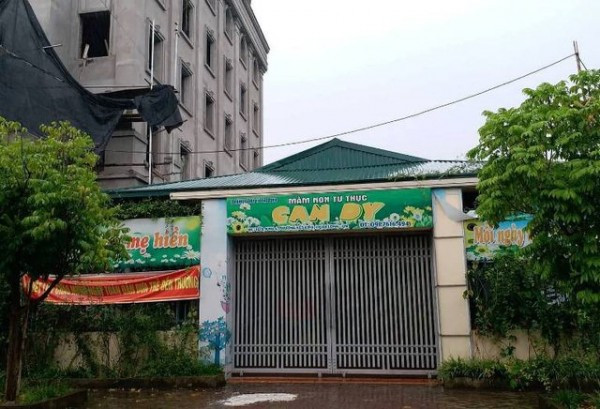 Cơ sở mầm non tư thục Candy, nơi cháu A. bị bảo vệ dâm ô (Ảnh: CTV) Cơ sở mầm non tư thục Candy, nơi cháu A. bị bảo vệ dâm ô (Ảnh: CTV)