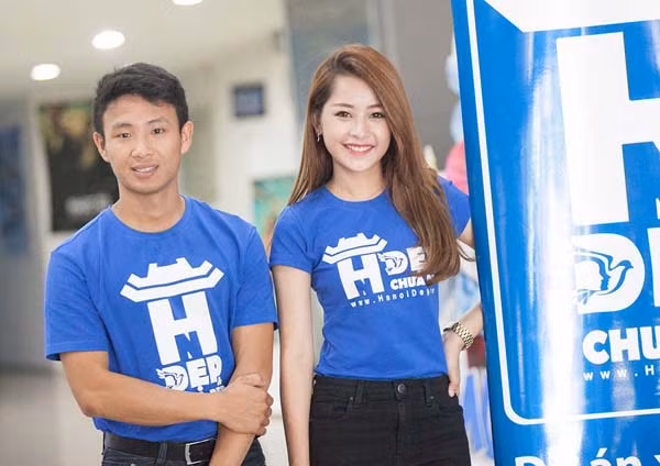 Xuân Tiến và hot girl Chi Pu cùng tham gia trong một sự kiện