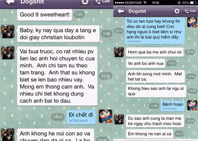 Những tin nhắn Minh Chánh muốn nối lại tình cảm với Hoàng Yến và hứa tặng đồ hiệu Những tin nhắn Minh Chánh muốn nối lại tình cảm với Hoàng Yến và hứa tặng đồ hiệu