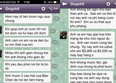 Tin nhắn Minh Chánh muốn nhờ Hoàng Yến làm pr và tin nhắn Minh Chánh muốn làm huề với Hoàng Yến Tin nhắn Minh Chánh muốn nhờ Hoàng Yến làm pr và tin nhắn Minh Chánh muốn làm huề với Hoàng Yến