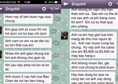 Tin nhắn Minh Chánh muốn nhờ Hoàng Yến làm pr và tin nhắn Minh Chánh muốn làm huề với Hoàng Yến Tin nhắn Minh Chánh muốn nhờ Hoàng Yến làm pr và tin nhắn Minh Chánh muốn làm huề với Hoàng Yến