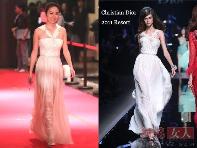 Diệp Toàn – Dior, trang phục này cô đã mặc khá nhiều lần, tuy nhiên nếu cô có một bờ vai thon nhỏ thì sẽ đẹp hơn bao giờ hết.