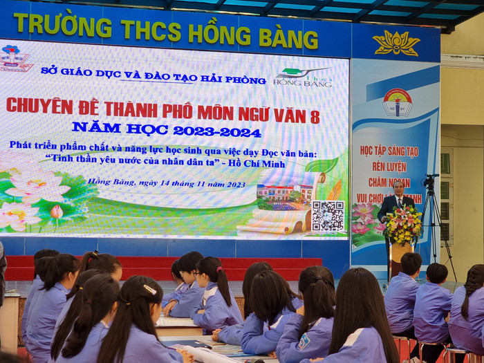 Ông Đỗ Văn Lợi – Phó giám đốc Sở Giáo dục và Đào tạo Hải Phòng phát biểu chỉ đạo tại chuyên đề (Ảnh: Lã Tiến) Ông Đỗ Văn Lợi – Phó giám đốc Sở Giáo dục và Đào tạo Hải Phòng phát biểu chỉ đạo tại chuyên đề (Ảnh: Lã Tiến)