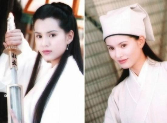 Số 1. Lý Nhược Đồng vai Tiểu Long Nữ trong “Thần điêu đại hiệp” 1995 và Vương Ngữ Yên trong “Thiên long bát bộ” 1997. Số 1. Lý Nhược Đồng vai Tiểu Long Nữ trong “Thần điêu đại hiệp” 1995 và Vương Ngữ Yên trong “Thiên long bát bộ” 1997.