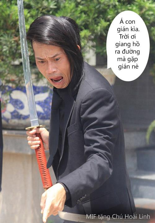 Ảnh fan làm tặng danh hài Hoài Linh.