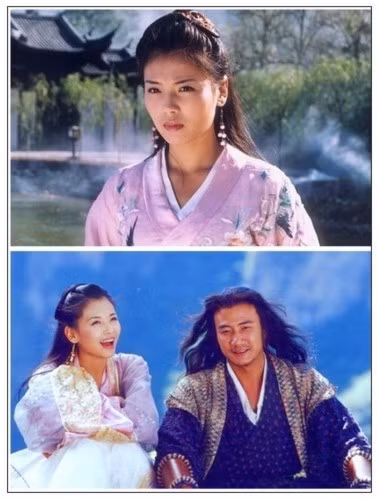 Số 15. Lưu Đào vai A Châu trong “Thiên long bát bộ” 2003.