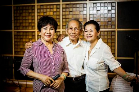 Nhạc sĩ Nguyễn Ánh 9 cũng đến tập cùng hai danh ca Nhạc sĩ Nguyễn Ánh 9 cũng đến tập cùng hai danh ca