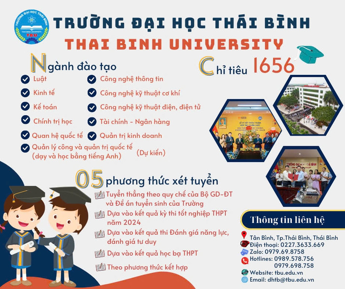 Những năm gần đây, Trường Đại học Thái Bình không ngừng nâng cao chất lượng đào tạo, đầu tư cơ sở vật chất để thu hút sinh viên (Ảnh: NTCC) 1000008924.jpg