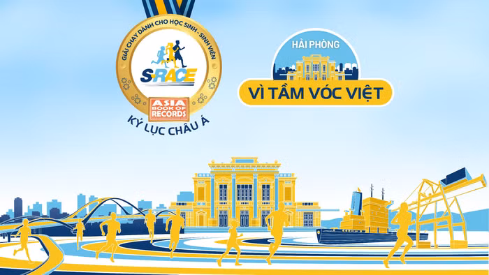 Giải chạy thu hút sự tham gia của 4.500 học sinh, sinh viên, thầy cô giáo và cha mẹ học sinh trên địa bàn thành phố (Ảnh: haiphong.gov.vn)