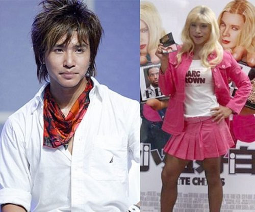 Âu Đệ Đới với hình ảnh hóa thân là nữ giới.