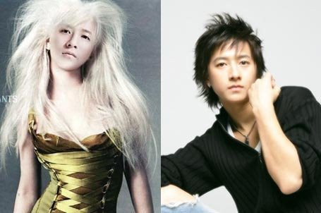 Ca sĩ Hàn Canh trong tạo hình một nữ quái.