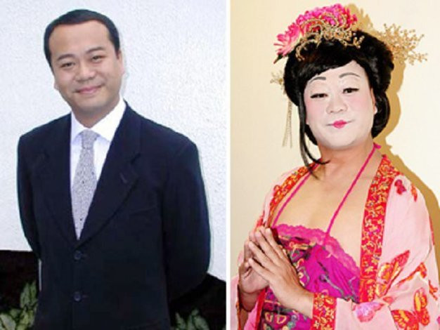 'Gai người' với hình ảnh giả gái của Âu Dương Trấn.