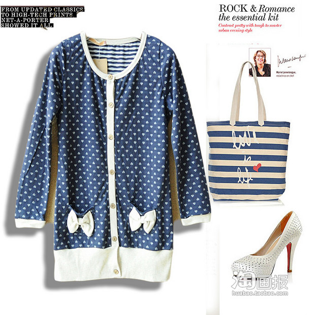 Cũng là hoa văn chấm bi, nhưng nếu bạn chọn áo váy nỉ dáng dài, kết hợp cùng quần tất đen, sẽ mang lại hiệu quả thẩm mỹ khác hẳn. (Ảnh: HB) Cũng là hoa văn chấm bi, nhưng nếu bạn chọn áo váy nỉ dáng dài, kết hợp cùng quần tất đen, sẽ mang lại hiệu quả thẩm mỹ khác hẳn. (Ảnh: HB)