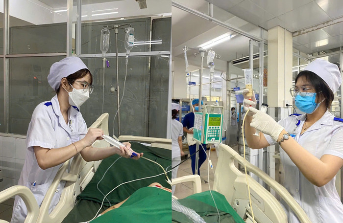 Sinh viên Trường Cao đẳng Y tế Đồng Nai thực tập lâm sàng mô đun tự chọn. (Ảnh: website nhà trường) 1.jpg