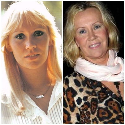Agnetha thời ABBA và hiện tại. Agnetha thời ABBA và hiện tại.