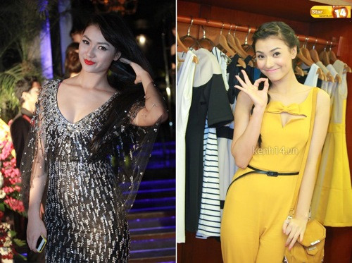 Hồng Quế mắc phải lỗi chọn kiểu make up không phù hợp với lứa tuổi. Gam màu hồng nhẹ nhàng, tươi tắn như tấm hình bên phải khiến cô nàng trông trẻ trung và xinh đẹp hơn hẳn cách make up môi đỏ quá "dừ" ở tấm hình bên trái. Xem thêm: Điểm danh những chiếc "cằm mới" của Sao Việt. Hồng Quế mắc phải lỗi chọn kiểu make up không phù hợp với lứa tuổi. Gam màu hồng nhẹ nhàng, tươi tắn như tấm hình bên phải khiến cô nàng trông trẻ trung và xinh đẹp hơn hẳn cách make up môi đỏ quá "dừ" ở tấm hình bên trái. Xem thêm: Điểm danh những chiếc "cằm mới" của Sao Việt.