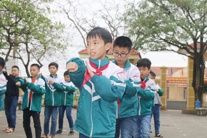 Em Nguyễn Đức Trung ước mơ sau này lớn lên sẽ trở thành công an (Ảnh: CTV) Em Nguyễn Đức Trung ước mơ sau này lớn lên sẽ trở thành công an (Ảnh: CTV)