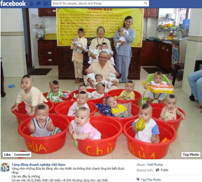 Câu chuyện cảm động về những em bé bị bỏ rơi được nuôi nấng hồng hào, khỏe mạnh tại chùa Linh Sơn, quận 4, TP.HCM (xem chi tiết)