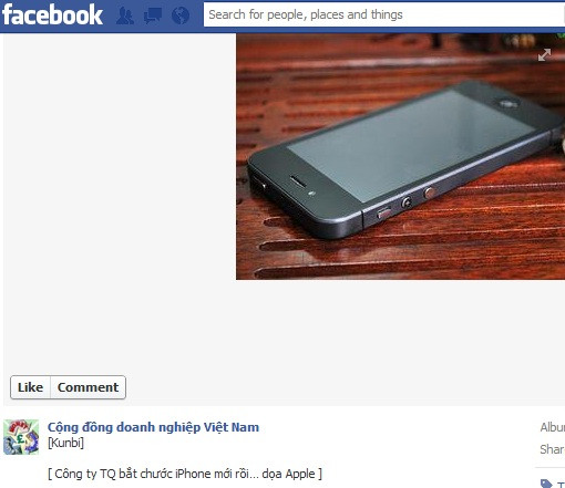 Một công ty của TQ đã bắt chước mẫu iPhone mới và quay sang dọa hãng Apple. Nhà sản xuất thiết bị Trung Quốc có tên là GooPhone đã dùng những hình ảnh rò rỉ của mẫu iPhone thế hệ kế tiếp để sao chép thiết kế và tự phát triển một sản phẩm điện thoại thông minh “na ná” có tên là Goophone I5. Chưa dừng lại ở đó, GooPhone thậm chí còn trơ tráo tới mức đem mẫu thiết kế sản phẩm nhái của họ đi xin cấp bằng sáng chế và… đã được cấp thành công! Điều đó có nghĩa là hãng điện thoại Trung Quốc nói trên có thể sẵn sàng đâm đơn kiện chính Apple nếu như “Quả táo” đưa mẫu iPhone mới tới bán ở thị trường Trung Quốc vào cuối năm nay!???