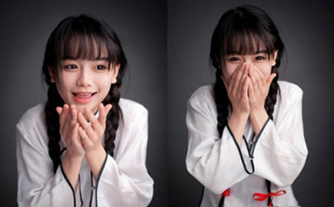 Cô bé sở hữu một vẻ đẹp rất tự nhiên và gần gũi, khác xa với hình ảnh hoàn hảo và chịu nhiều tác động của dao kéo thẩm mỹ của những mỹ nhân đang lên trong làng giải trí Trung Quốc hiện tại. Cô bé sở hữu một vẻ đẹp rất tự nhiên và gần gũi, khác xa với hình ảnh hoàn hảo và chịu nhiều tác động của dao kéo thẩm mỹ của những mỹ nhân đang lên trong làng giải trí Trung Quốc hiện tại.