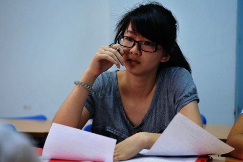 Thí sinh dự thi đại học năm 2011. Ảnh: Hoàng Hà. Thí sinh dự thi đại học năm 2011. Ảnh: Hoàng Hà.