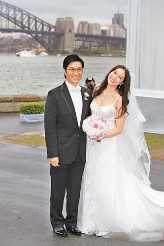 Người đẹp Từ Tử Kỳ và chồng Trần Gia Thành. Người đẹp Từ Tử Kỳ và chồng Trần Gia Thành.