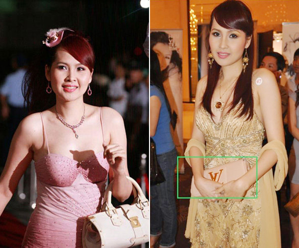 Nữ diễn viên sẽ bớt ướt át nếu bỏ bớt một số thứ như chiếc nơ cài hình mũ hay những món trang sức đồng bộ (một style quen thuộc mà Phi Thanh Vân hay mắc phải) (Ảnh: ione) Xem thêm: Điểm danh những chiếc "cằm mới" của Sao Việt.