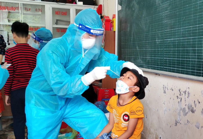 3 trường thuộc xã An Đồng (Hải Phòng) nghỉ học để lấy mẫu xét nghiệm (Ảnh: CTV) 3 trường thuộc xã An Đồng (Hải Phòng) nghỉ học để lấy mẫu xét nghiệm (Ảnh: CTV)