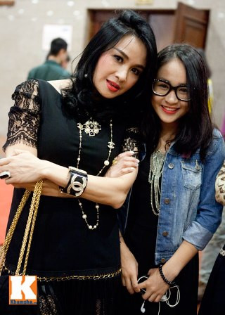 Thanh Lam và con gái Thiện Thanh Thanh Lam và con gái Thiện Thanh