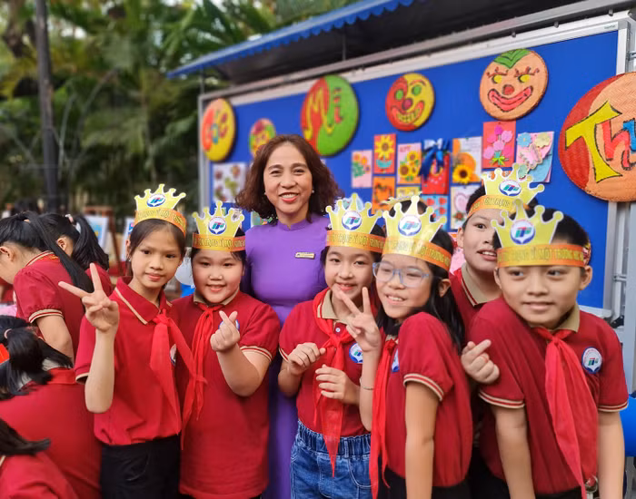 Hiệu trưởng Trường tiểu học Nguyễn Tri Phương sẵn sàng thay đổi và rất cần sự thay đổi của các thầy cô, các em học sinh và các bậc phụ huynh (Ảnh: Lã Tiến)