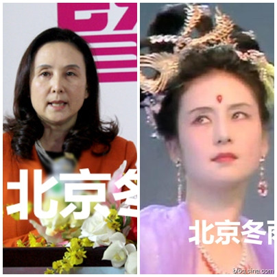 Khâu Bội Ninh của hiện tại và Hằng Nga trong Tây Du Ký cách đây hơn 20 năm.