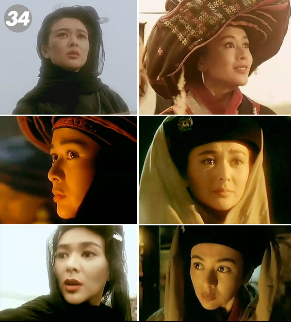 Quan Chi Lâm vào vai Nhậm Doanh Doanh năm 1992 với trang phục giản dị nhưng vẫn toát lên được vẻ đẹp mặn mà của một Thánh cô. Tuy nhiên, trong phim này nhân vật chính lại là Đông Phương Bất Bại do Lâm Thanh Hà đóng nên Quan Chi Lâm xuất hiện không nhiều.