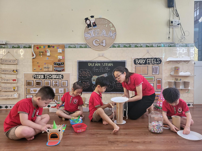 Sau nhiều năm được đầu tư phát triển, giáo dục mầm non ở nước ta đã đạt được những kết quả đáng ghi nhận. (Ảnh minh họa: Lã Tiến) GDVN_giao-vien-mam-non-1.jpg