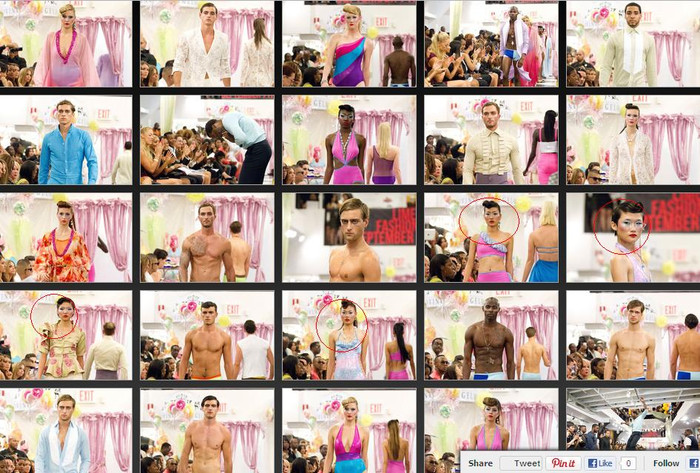 Các thí sinh của Vietnam's Next Top Model 2012 cùng với những người mẫu quốc tế trong bộ sưu tập của nhà thiết kế Edwing D'Angelo tại Tuần lễ Thời trang Mercedes-Benz 2013 .Ảnh. Dario Cantatore/Getty Images North America. Các thí sinh của Vietnam's Next Top Model 2012 cùng với những người mẫu quốc tế trong bộ sưu tập của nhà thiết kế Edwing D'Angelo tại Tuần lễ Thời trang Mercedes-Benz 2013 .Ảnh. Dario Cantatore/Getty Images North America.